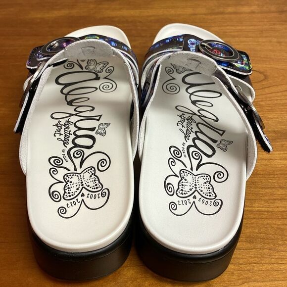 Alegria Vita Sugar Skulls Slide Sandals Size 36 | 6-6.5 - Picture 7 of 14